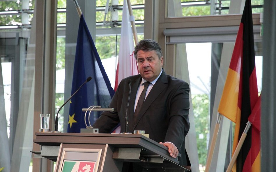 Sigmar Gabriel, federalny minister gospodarki.