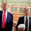 Donald Trump i przewodniczący Fed Jerome Powell podczas zwiedzania budynku Rady Rezerwy Federalnej, 
