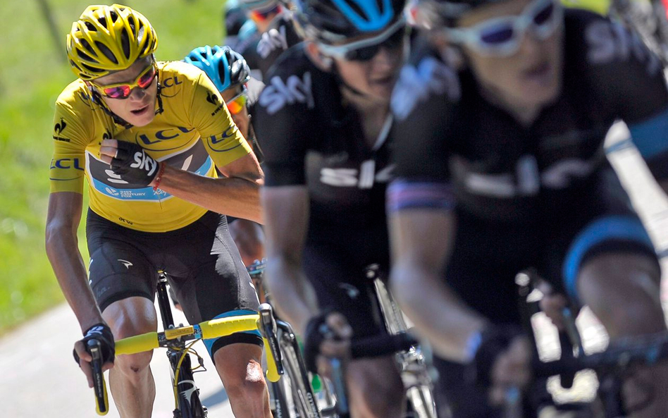 Christopher Froome rok temu jako pomocnik Bradleya Wigginsa zajął w Tourze drugie miejsce, teraz nie