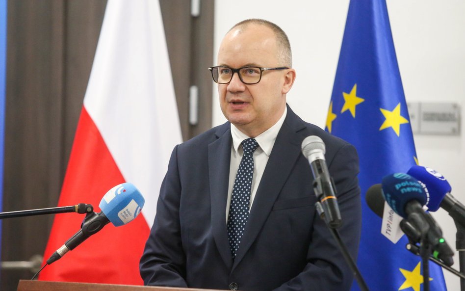 Opole Lubelskie, 27.11.2024. Minister sprawiedliwości Adam Bodnar na otwarciu nowego budynku Sądu Re