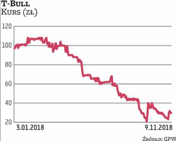 T-Bull pod koniec sierpnia przeniósł się na rynek główny. Przeprowadził ofertę o wartości około 1,9 
