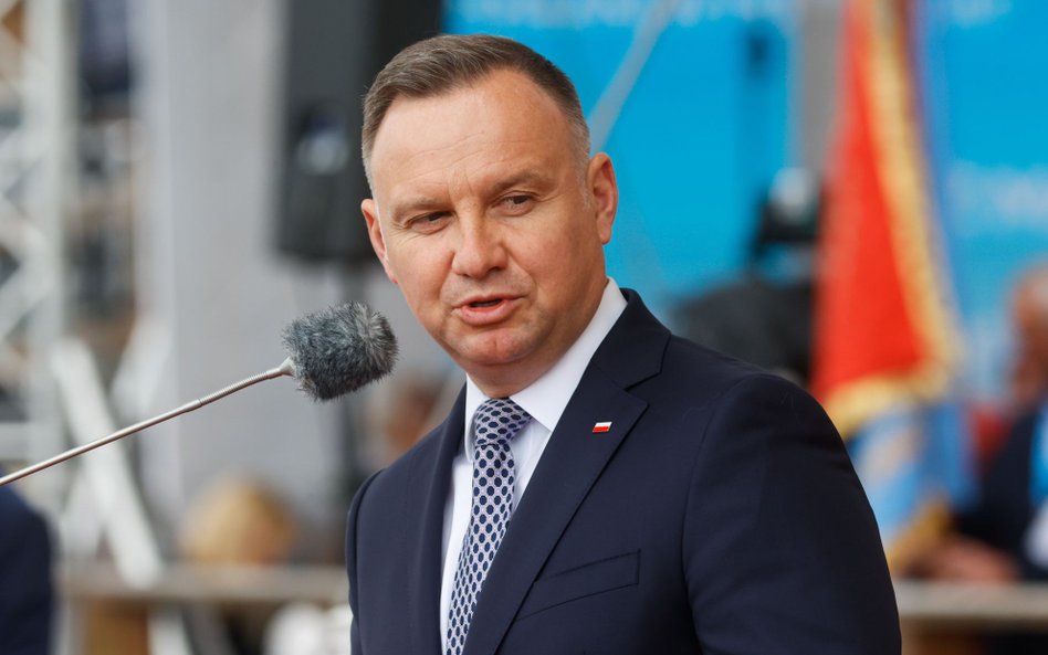 Prezydent Andrzej Duda podczas mszy świętej w ramach głównych uroczystości XXXI Pielgrzymki Rodziny 