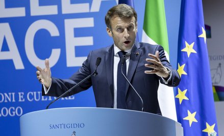 Prezydent Francji Emmanuel Macron