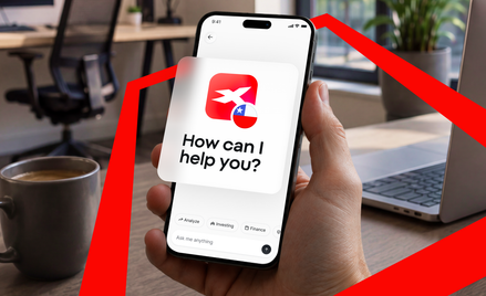 XTB w Chile udostępniło w swojej aplikacji mobilnej specjalny czat analityczny AI.