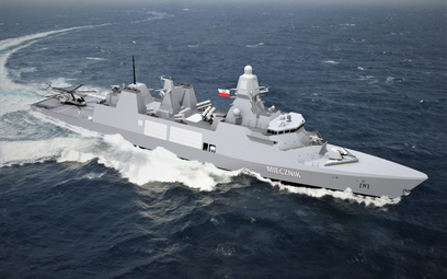 Trzy nowe rakietowe fregaty „Miecznik” mają być jak mobilne fortece do obrony przeciwlotniczej