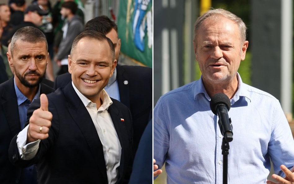 Karol Nawrocki i Donald Tusk
