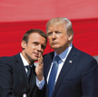 Chwilowy romans czy definitywna zmiana uczuć. Emmanuel Macron i Donald Trump podczas wizyty amerykań