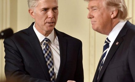 Neil Gorsuch, nominowany na sędziego Sądu Najwyższego.
