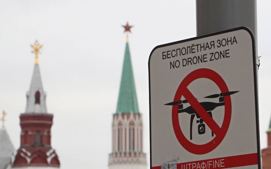 W Moskwie nie można obecnie używać dronów