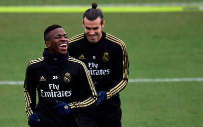 Vinicius Junior (z lewej) i Gareth Bale czyli Real na treningu