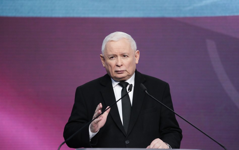 Prezes PiS Jarosław Kaczyński