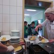 Styczeń 2015 r. Stołówka szkolna w zespole szkół w Kłodawie koło Gorzowa Wielkopolskiego