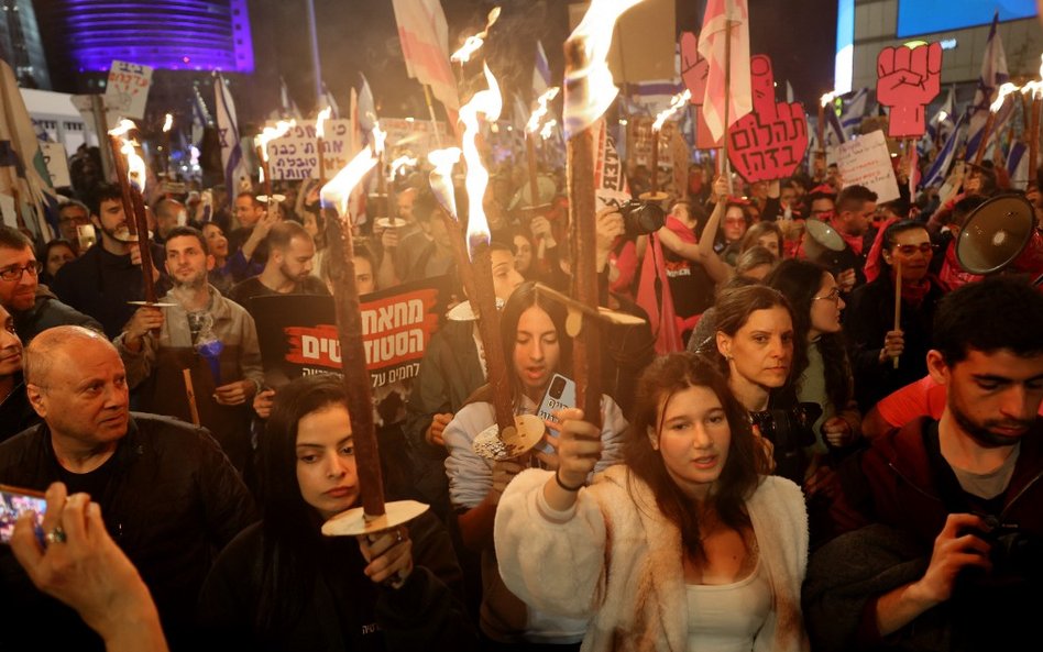 Rząd wprowadza zmiany w sądownictwie. Masowe protesty w Izraelu