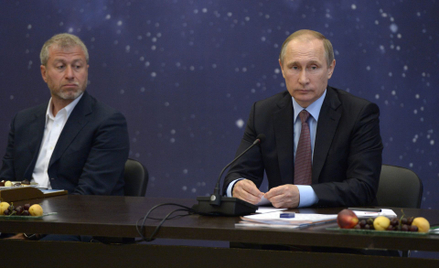 Roman Abramowicz i Władimir Putin