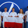Reprezentacja Polski - Miedzynarodowa Olimpiada Ekonomiczna - XTB - od lewej Antoni Pokora, Jakub Za