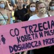 Protest kobiet w Krakowie w ramach ogólnopolskiej akcji „Nie dla przemocy domowej”. Lipiec 2020 r.