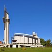 Sanktuarium Bożego Miłosierdzia w Krakowie-Łagiewnikach.Tu odbędą się główne uroczystości Święta Mił