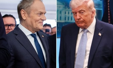 Donald Tusk i Donald Trump