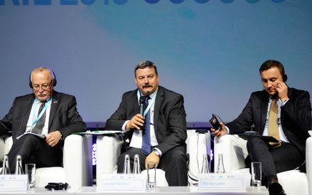 Bela Kakas – Przewodniczący Regionu Csongrad; Jozsef Berenyi – Wiceprzewodniczący Kraju Trnawskiego;