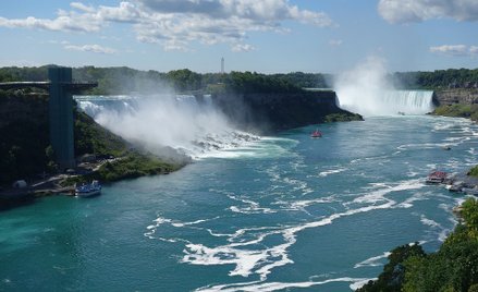 Ponad 100 lat nad wodospadem Niagara. Wiatr przesunął łódź