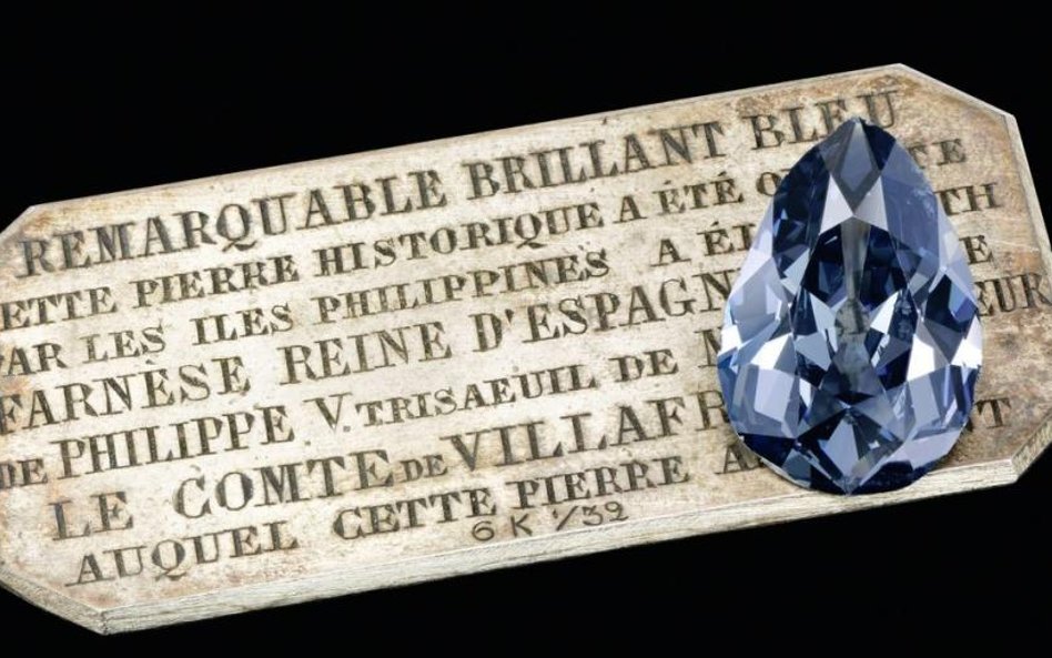 Niebieski diament Farnese Blue