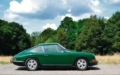 Milionowy egzemplarz ma kolor Irish Green, ten sam co widoczne na zdjęciu Porsche 911 S z 1967 roku.