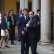Francja i Włochy chcą razem przebudować strefę euro. Na zdj. François Hollande i Matteo Renzi