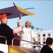 1979. Na pl. Piłsudskiego z Prymasem Tysiąclecia, kard. Stefanem Wyszyńskim