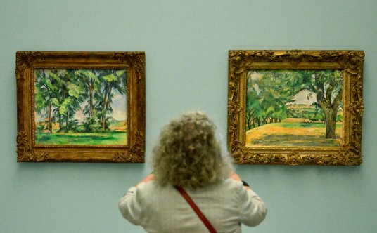 Na wystawie Paula Cézanne’a w w Musée Granet