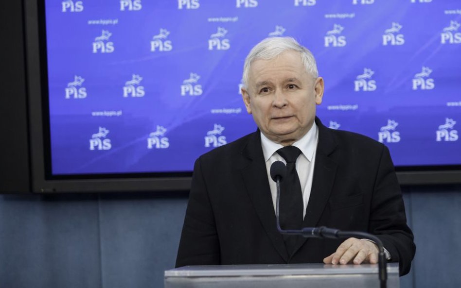 Prezes PiS Jarosław Kaczyński