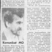 W 1983 r. za Kornelem Morawieckim wydano list gończy. Donosiła o tym „Gazeta Robotnicza”, organ KW P