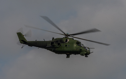 Śmigłowiec bojowy Mi-24W.