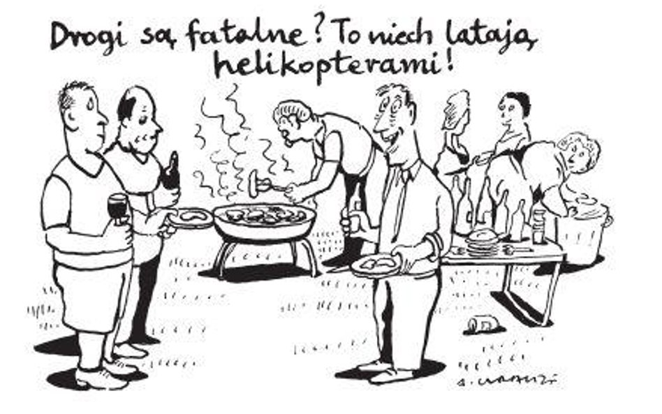 Komentarz rysunkowy. Drogi fatalne?