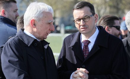 Odwołany minister Piotr Naimski i premier Mateusz Morawiecki