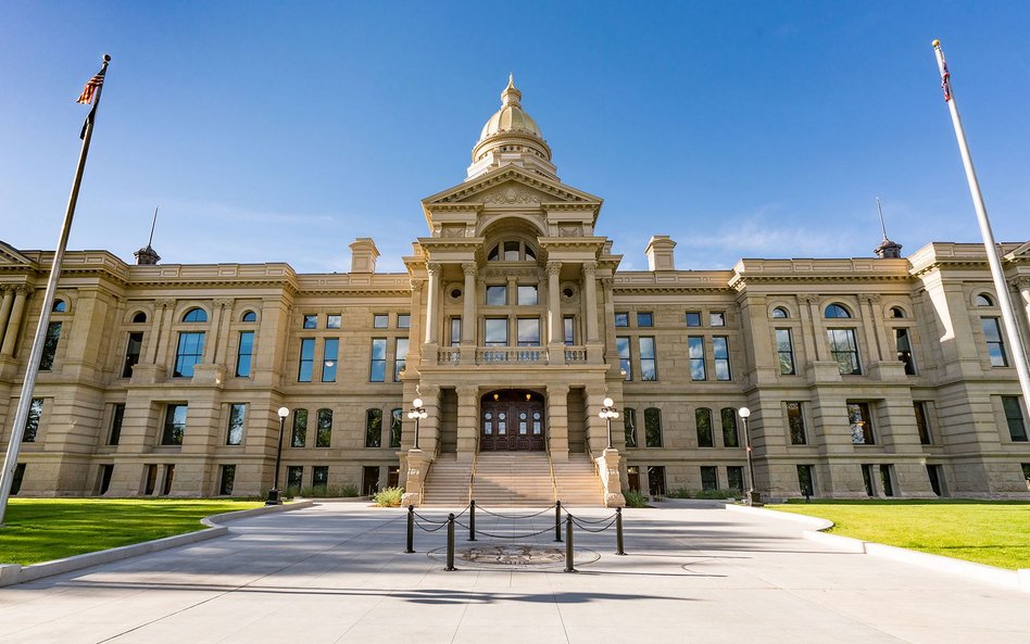 Siedziba Senatu stanu Wyoming. W tym stanie o urząd burmistrza miasta Cheyenne stara się Victor Mill