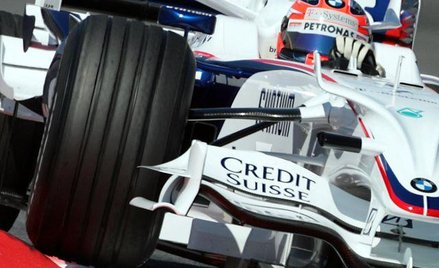 Robert Kubica w swoim bolidzie