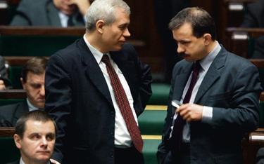 Dzięki wstawiennictwu Marka Jurka (z lewej) zostałem posłem w 2001 roku, więc uznałem za słuszne ode