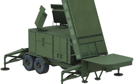 Radar systemu Patriot o polu widzenia 360 stopni