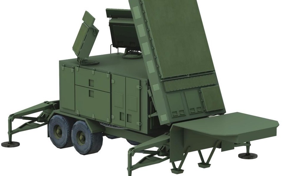 Radar systemu Patriot o polu widzenia 360 stopni