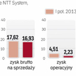 Problemem NTT System jest niska rentowność