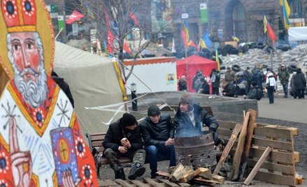 Na kijowskim Majdanie ubywa demonstrantów