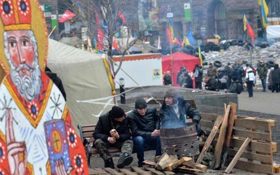 Na kijowskim Majdanie ubywa demonstrantów