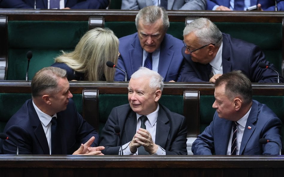 Przemysław Czarnek, Jarosław Kaczyński i Mariusz Błaszczak