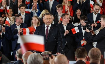 Przemysław Czarnek podczas konwencji Prawa i Sprawiedliwości w Krakowie