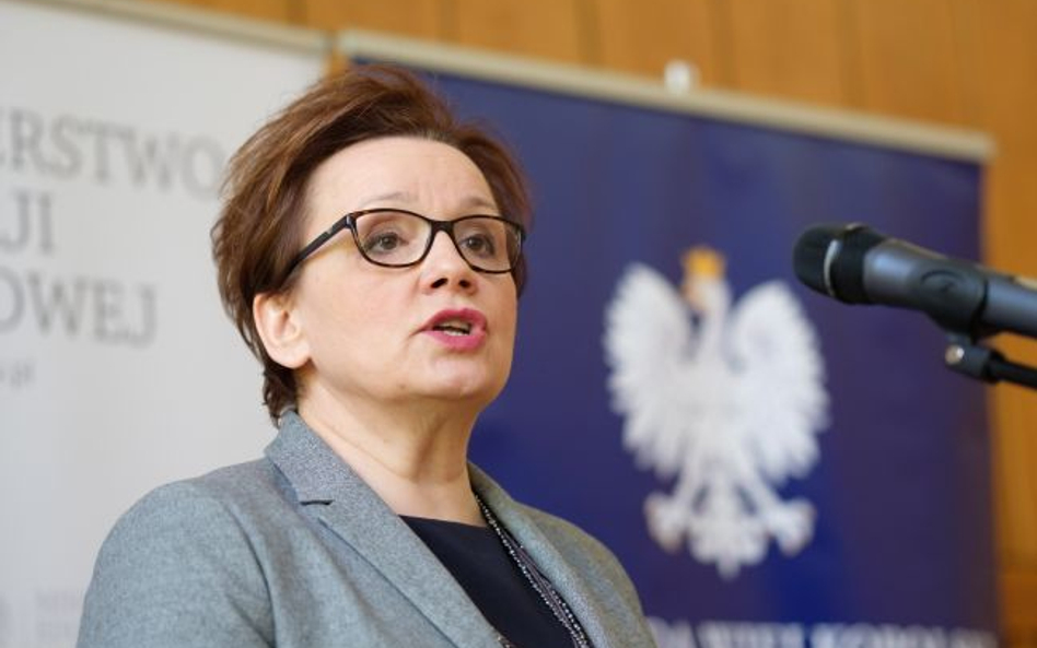 Minister edukacji narodowej Anna Zalewska