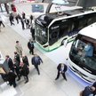 Na targach stały obok siebie autobusy turystyczne i miejskie, pojazdy specjalistyczne i gospodarcze 