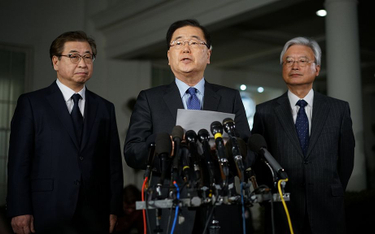O spotkaniu poinformował podczas wystąpienia przed Białym Domem Czung Uj Jong, szef Biura Bezpieczeń