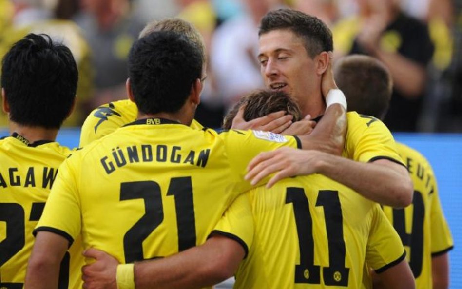 Robert Lewandowski (z prawej)