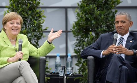 Angela Merkel i Barack Obama wzięli udział w spotkaniu pod Bramą Brandenburską z okazji 500. rocznic