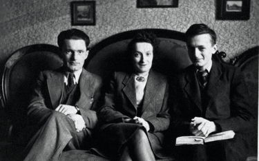 Jacek Sempoliński z rodzicami, 1942